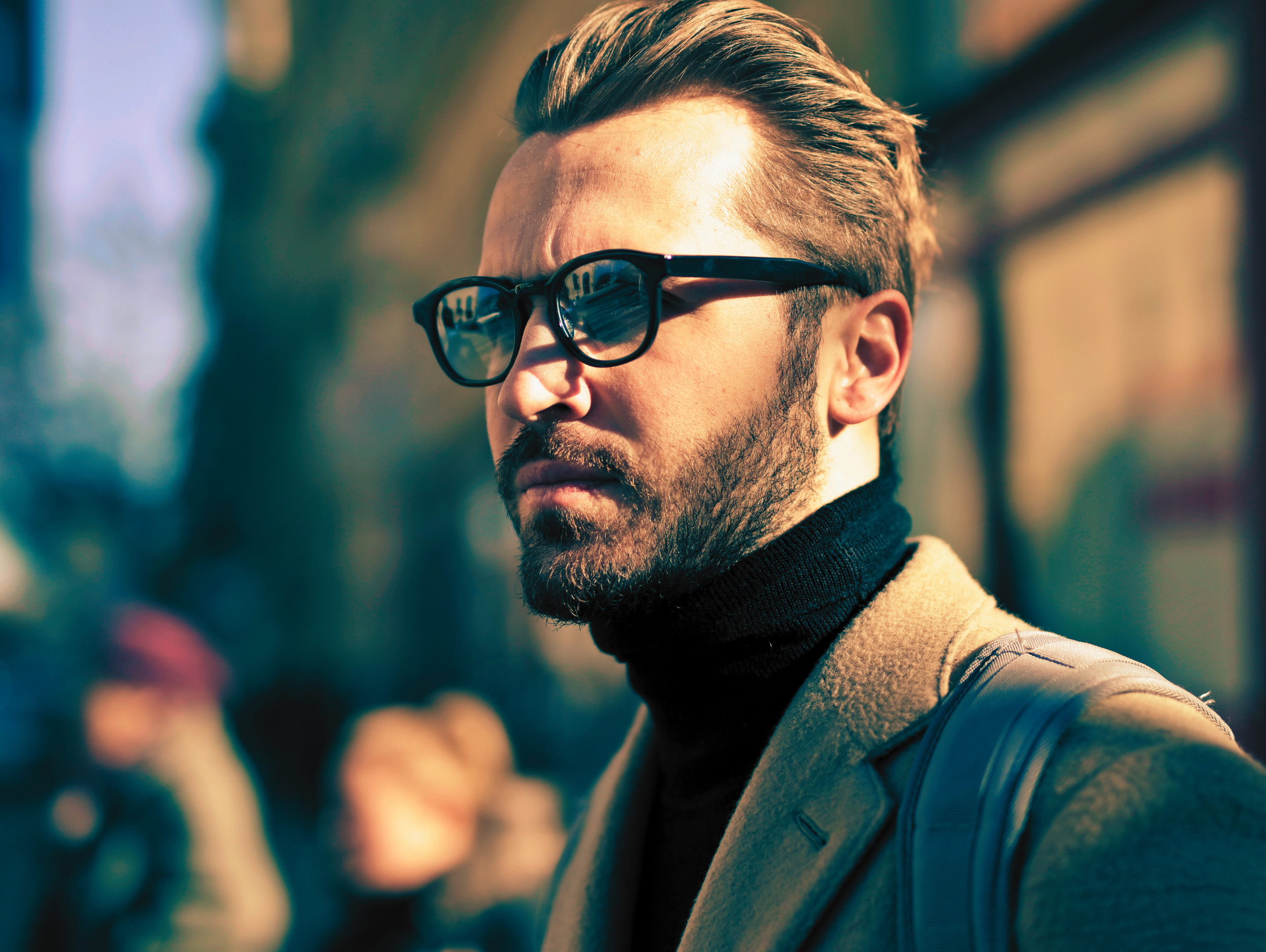 Maskio Blog Mann Stadt